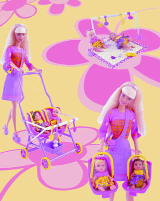 Барби и Крисси с коляской (Mattel)